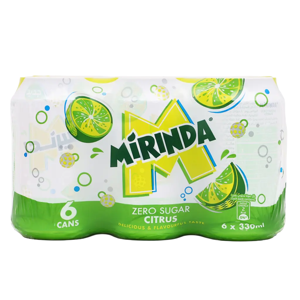 Mirinda Soft Drink Citrus Zero Sugar 6 pcs 330 ml - view 3