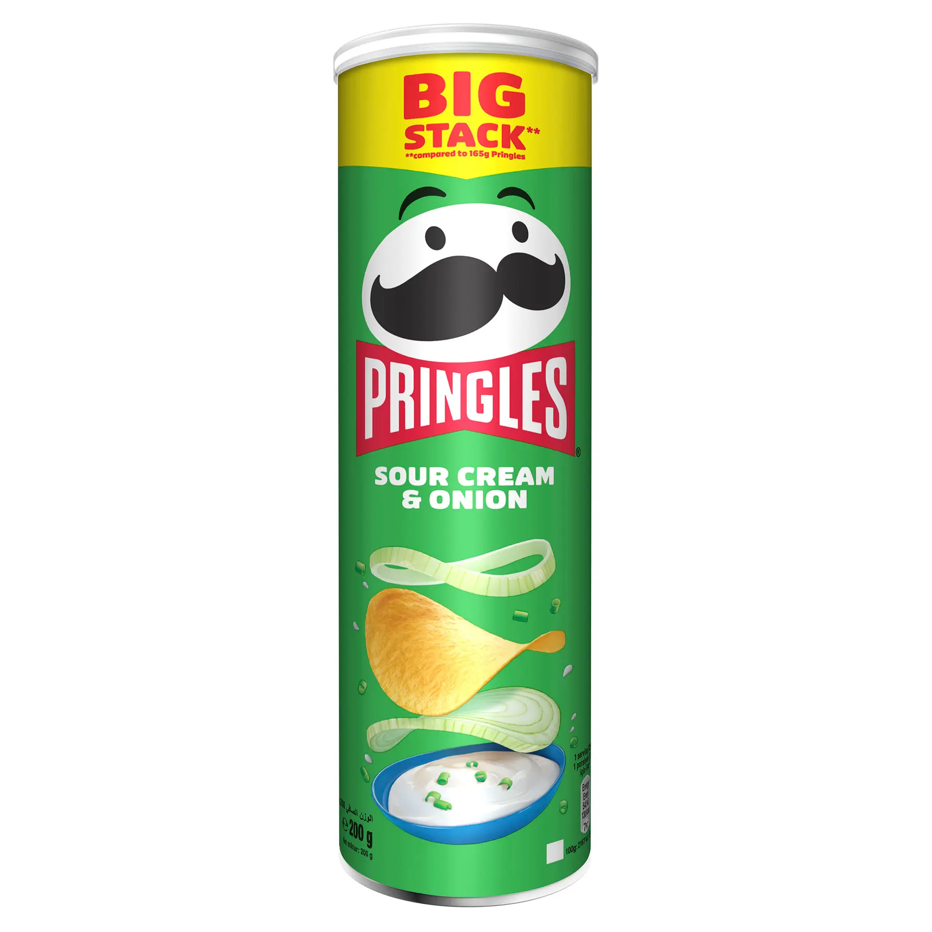 Pringles Potato Chips Sour Cream & Onion 200 gm - view 6