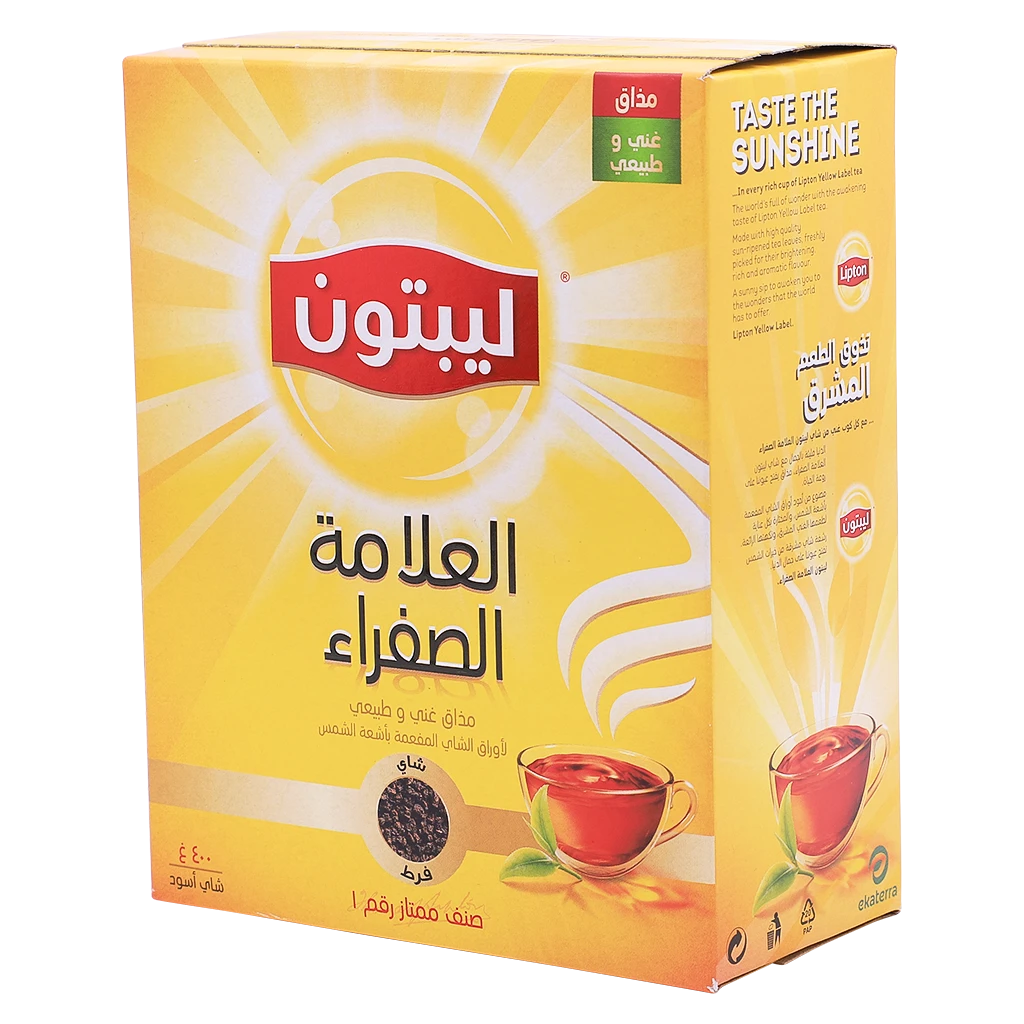 Lipton Yellow Label Black Tea 400 gm