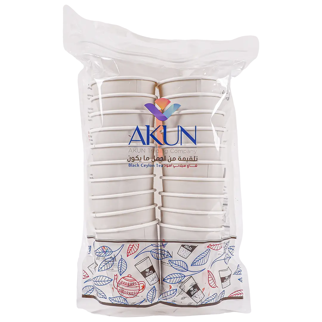 Akun Ready Black Cylon Tea Cups 20 Cups - view 1