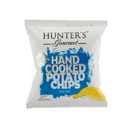 Hunter'S Gourmet Hand Cooked Potato Chips Sea Salt 40Gm