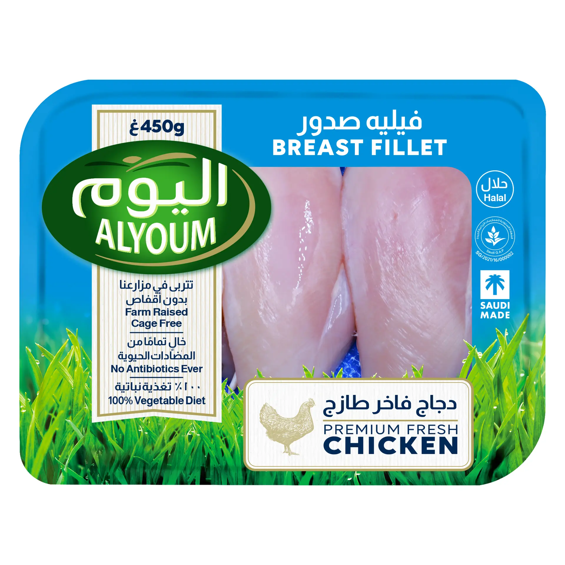 Alyoum Chicken Breast Fillet 450 gm - view 1