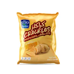 Nadec Crackles Potato Chips Cheese Flavour 21 Gm