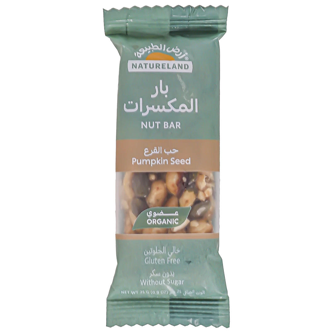 Natureland Nut Bar Pumpkin Seed 25 gm