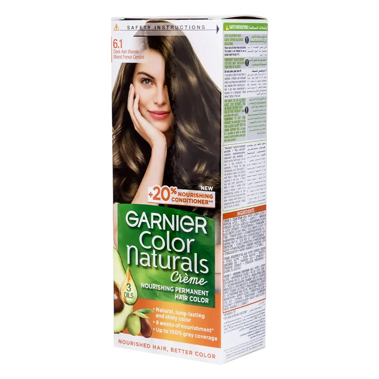 Garnier Hair Color Dark Ash Blonde 6.1 - view 2