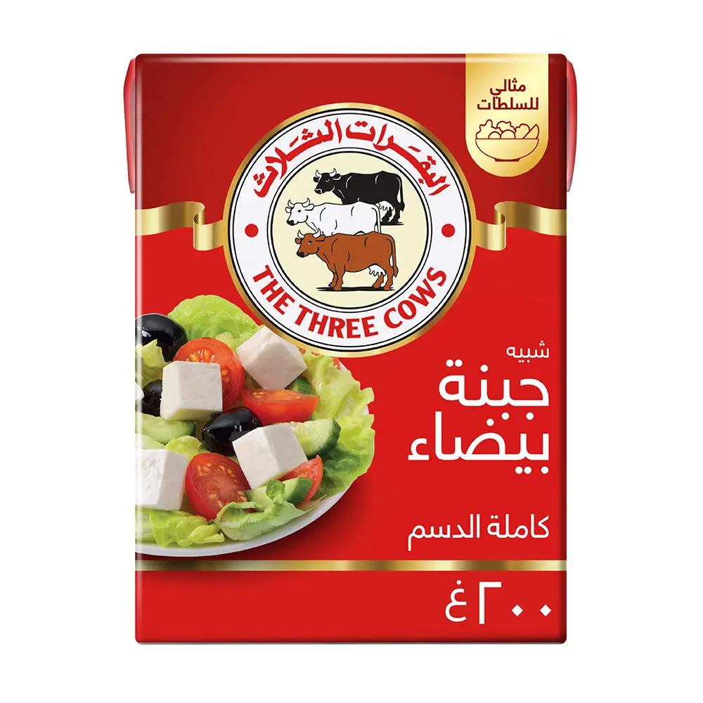 The Three Cows Analogue White Cheese Full Fat 200 gm - view 2