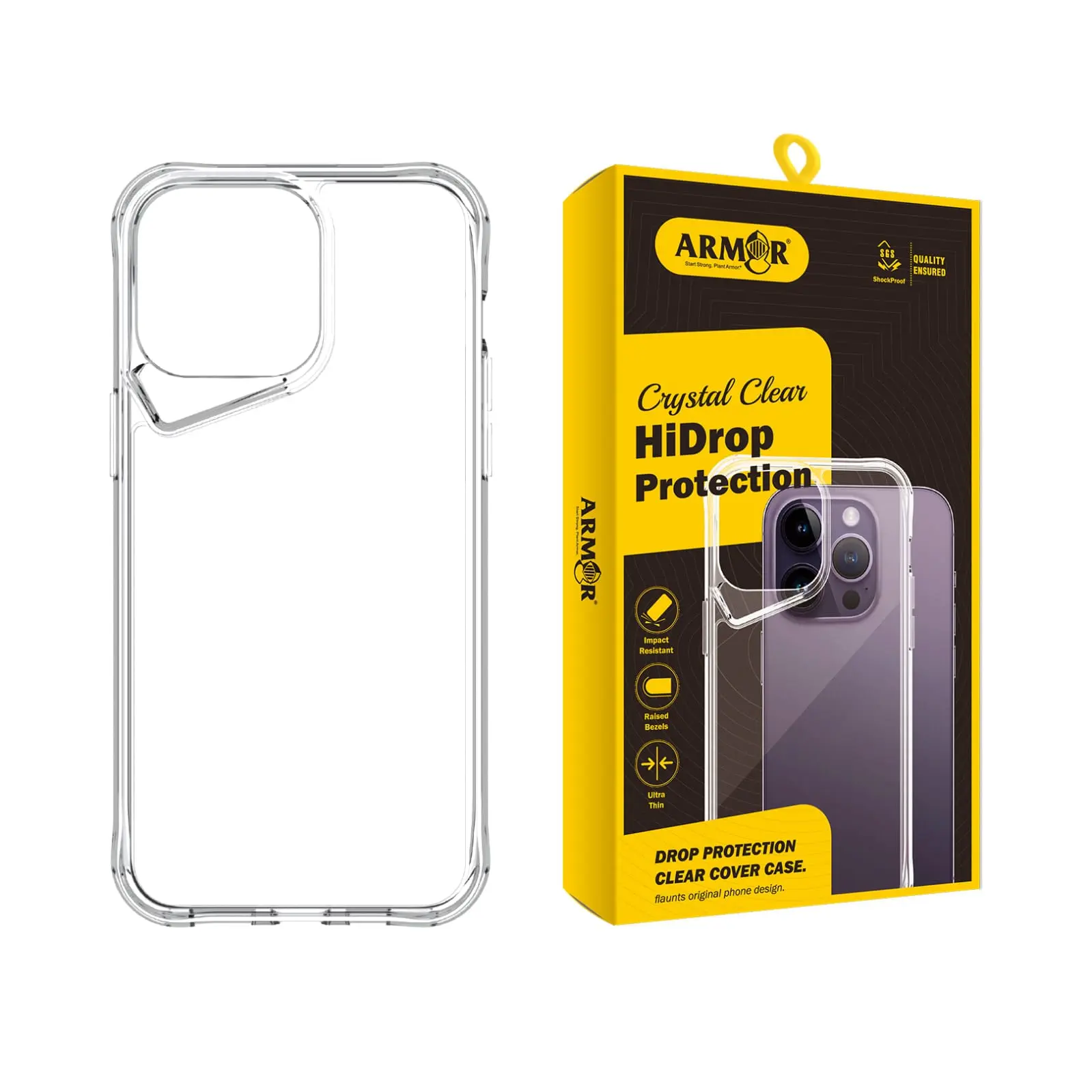 Armar Transparent Back Case Anti-Scratch iPhone 14 Pro Max - view 3