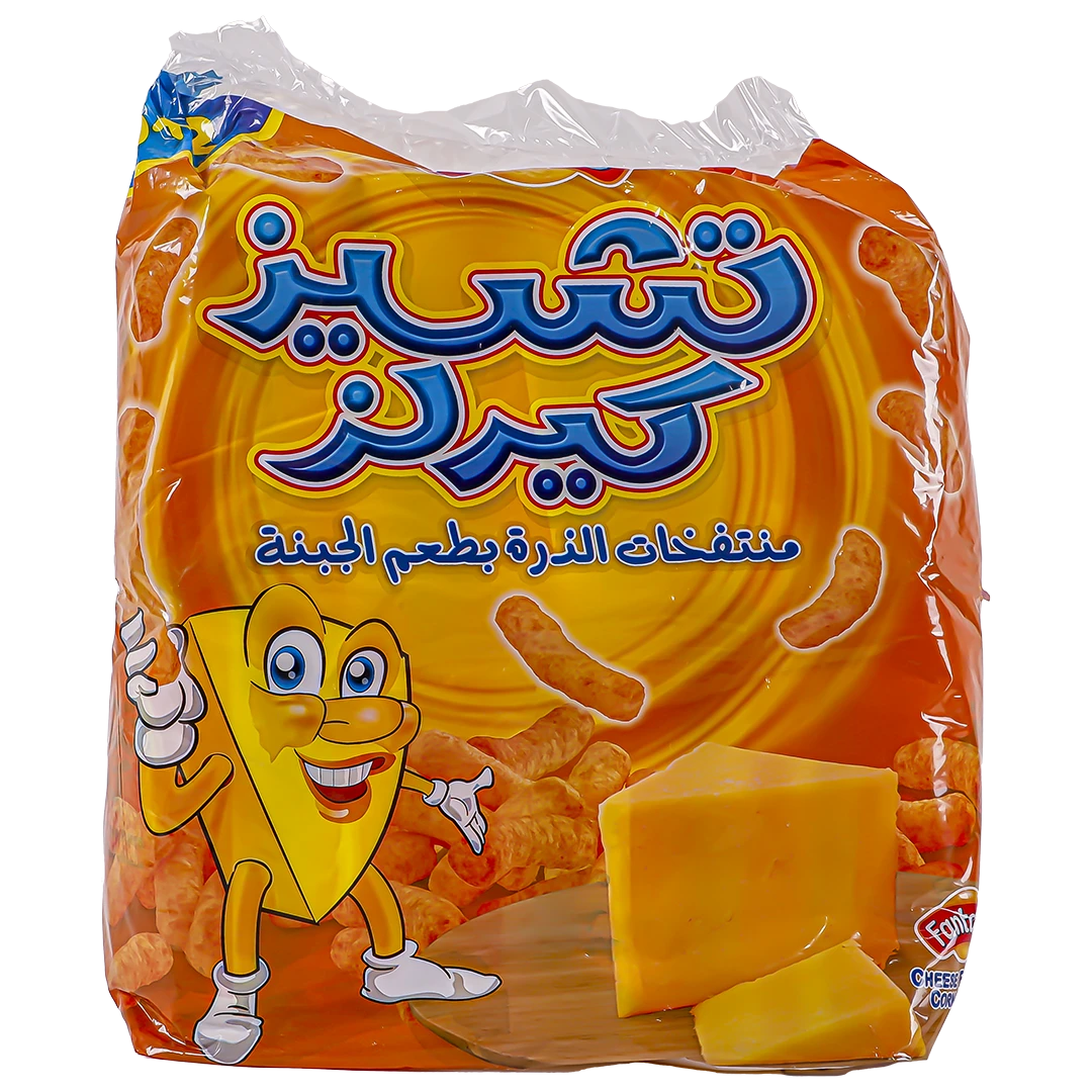 Fantazee Cheese Curls Pack 12 Pcs 25 gm