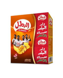 البطل رقائق بطاطس بالجبنة12 حبة 23 جم