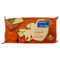 Almarai Cheddar Slices Cheese 20 slices 400 gm