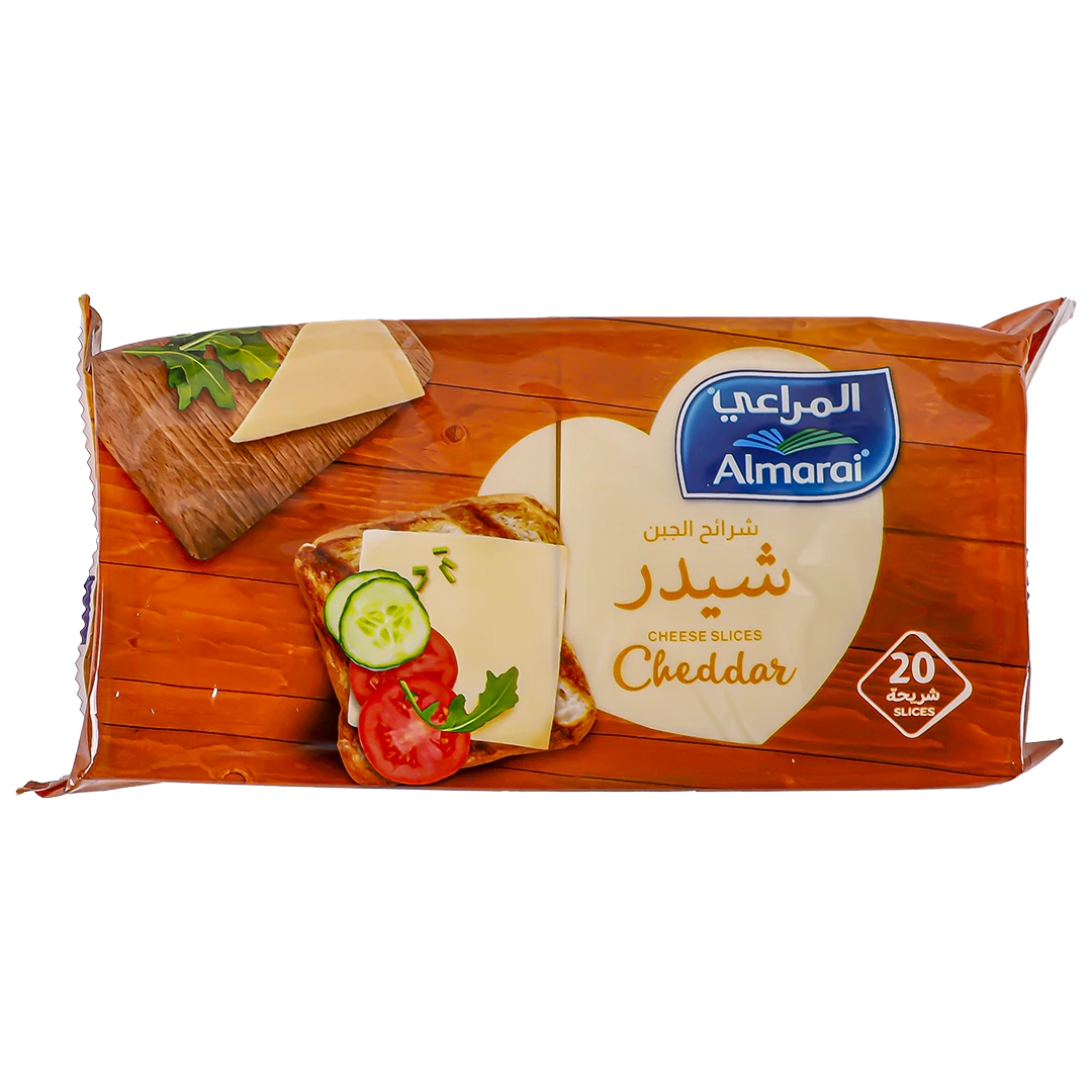Almarai Cheddar Slices Cheese 20 slices 400 gm