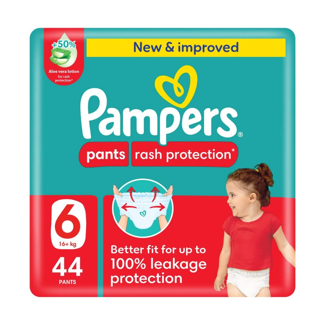 Pampers Rash Protection Pants S6 Giant Pack 44 Pants
