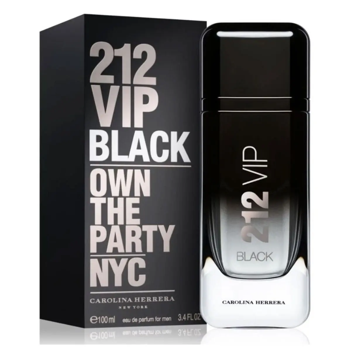 Carolina Herrera 212 Vip Black Men Eau De Parfum 100 ml - view 2