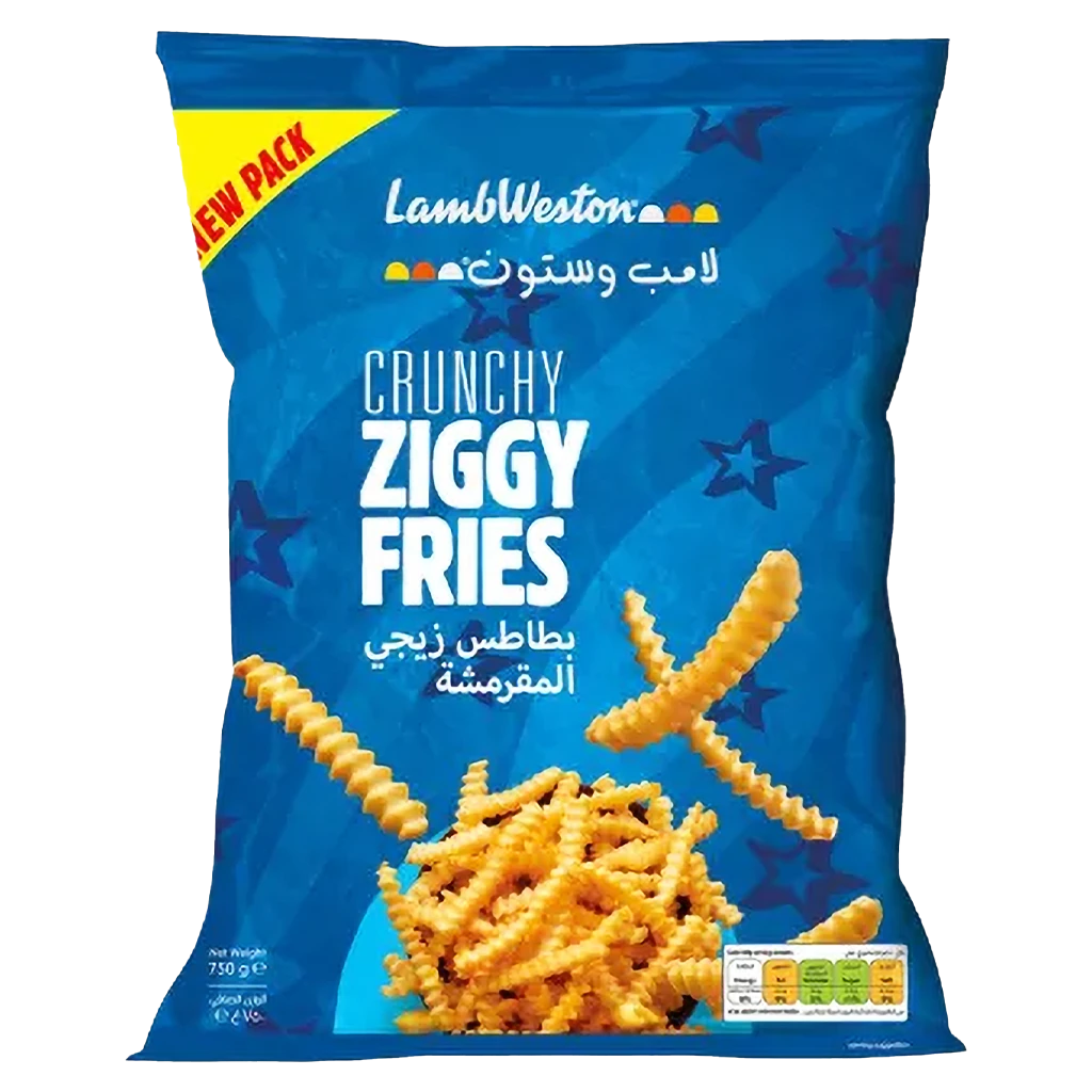 Lambweston Potato Ziggy Frozen 750 gm