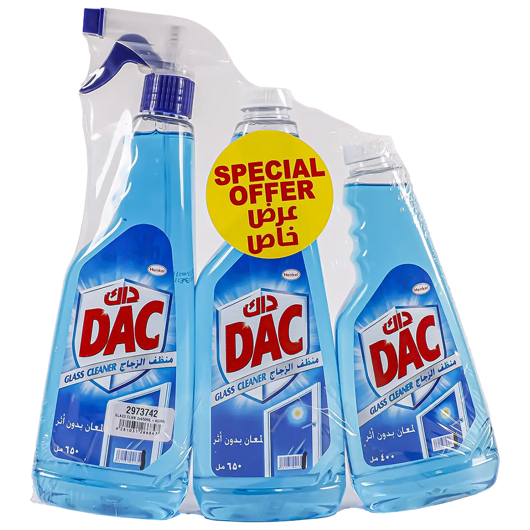 Dac Glass Cleaner 650 ml *2 
with Dac Glass Cleaner 450 ml - view 1
