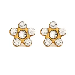 Studex Daisy April Crystal Gold Plated- Ear Piercing Kit