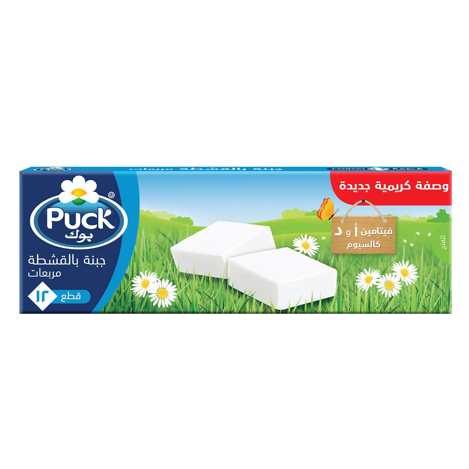 Puck Cream Cheese Squares 12 Pcs