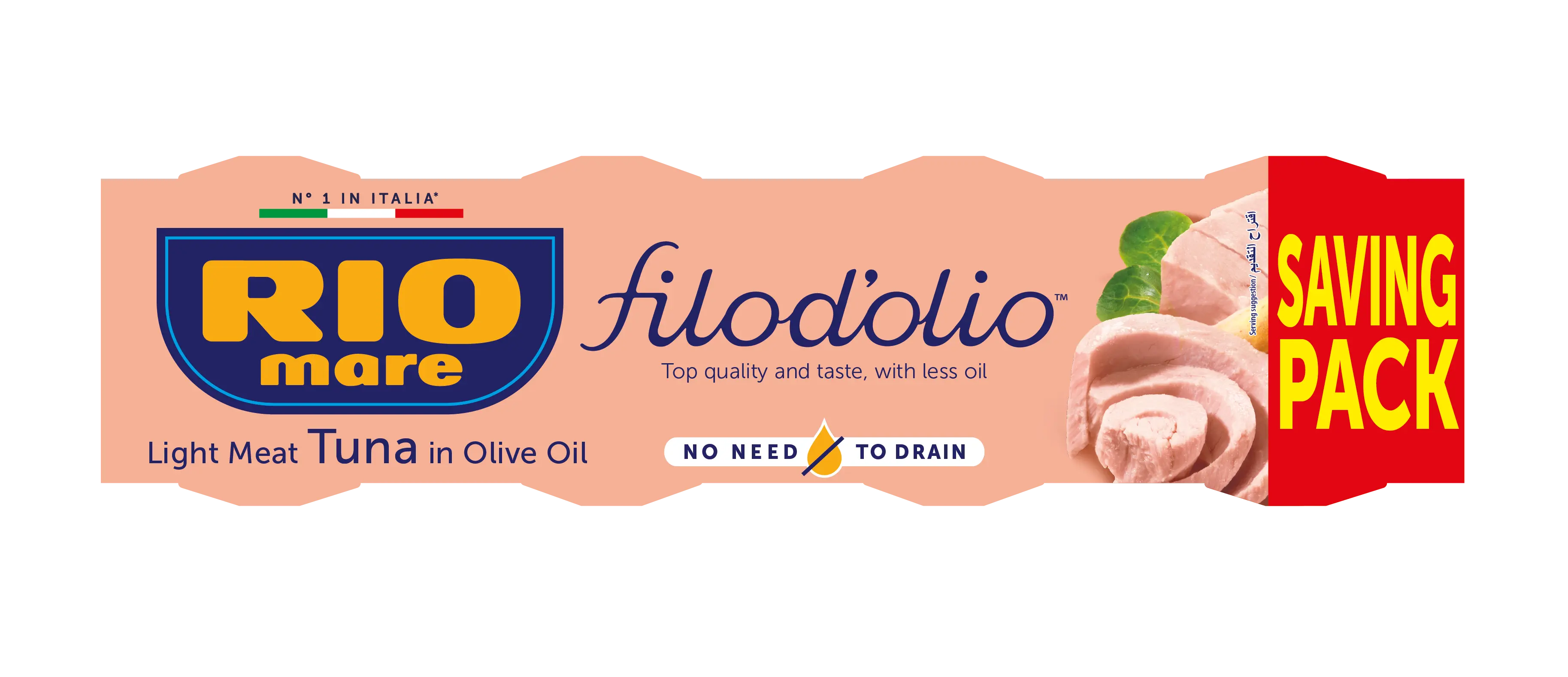 Rio Mare Tuna In Olive Oil Filodolio 4 pcs 65 gm - view 1