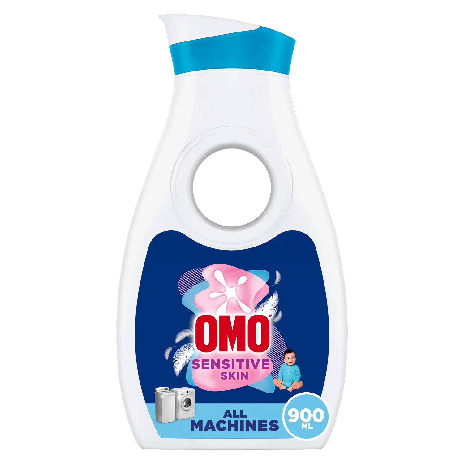 Omo Laundry Detergent Liquid Sensitive 900 Ml - view 1