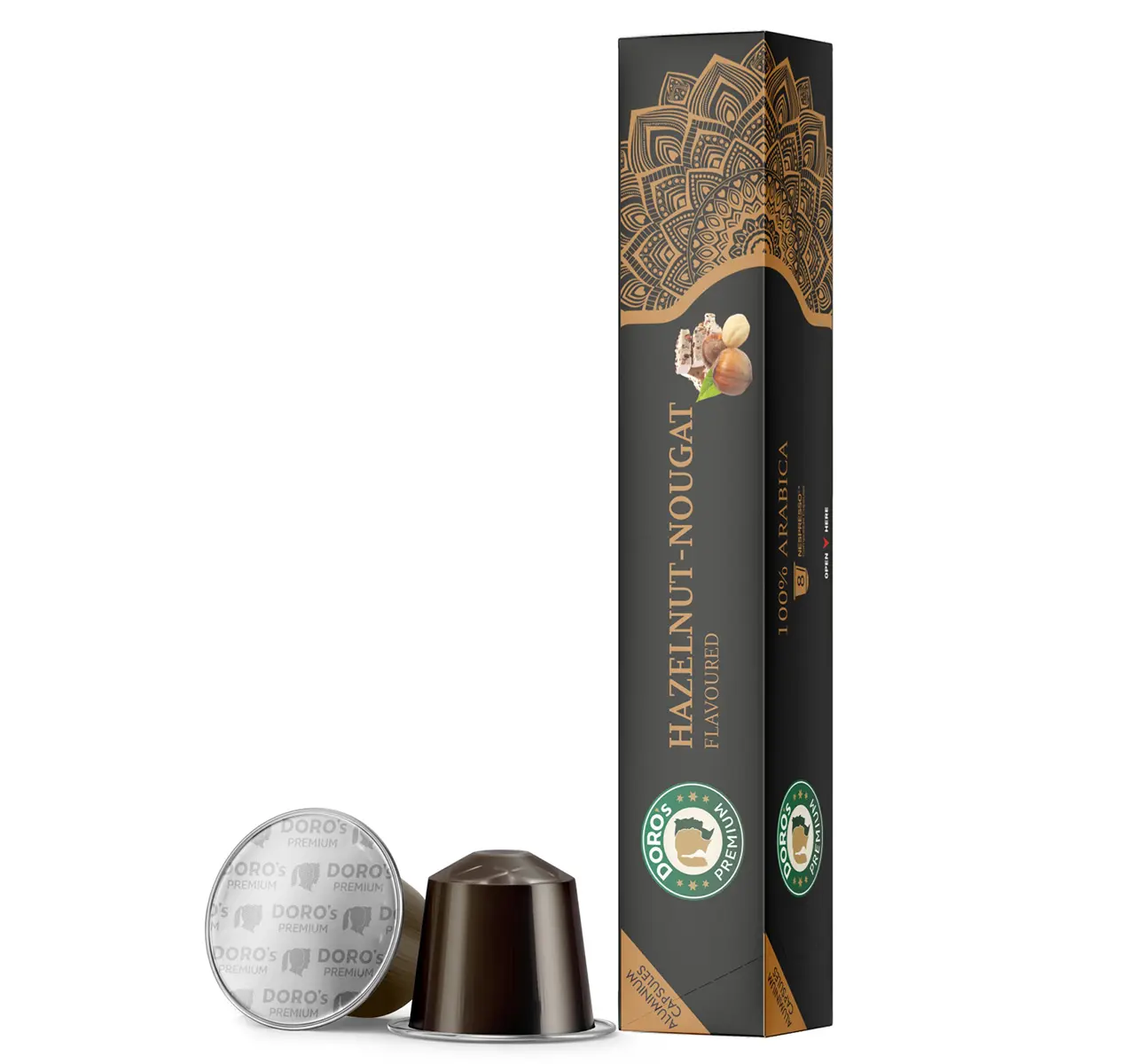 Doros Coffee Capsules Hazelnut 8 capsules 48 gm - view 1