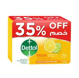Dettol Fresh Soap Bar 4X120G
