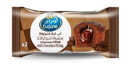 Lusine Chocolate Cup Cake With Chocolate Filling 32GmX2 - view 1