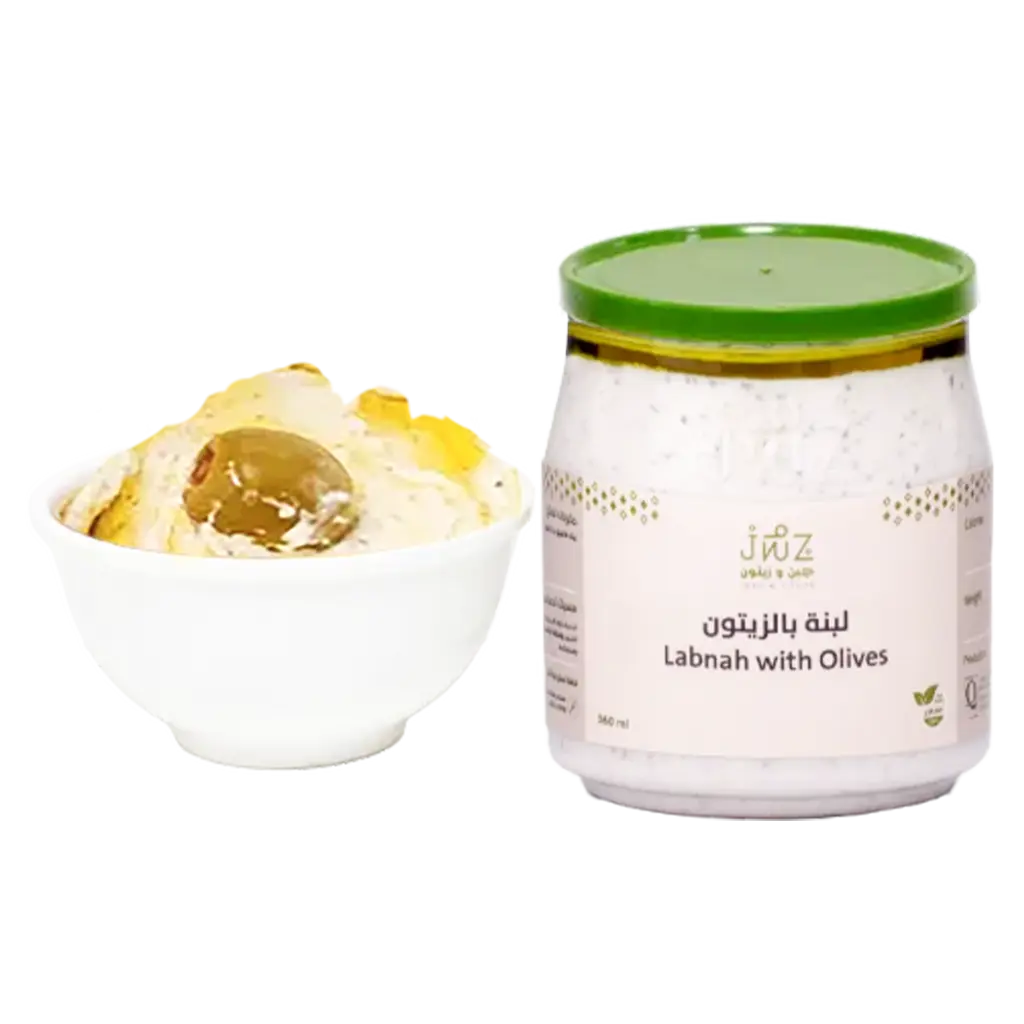 Labneh with Olives 360 gm-Joben & Zitoon - view 1