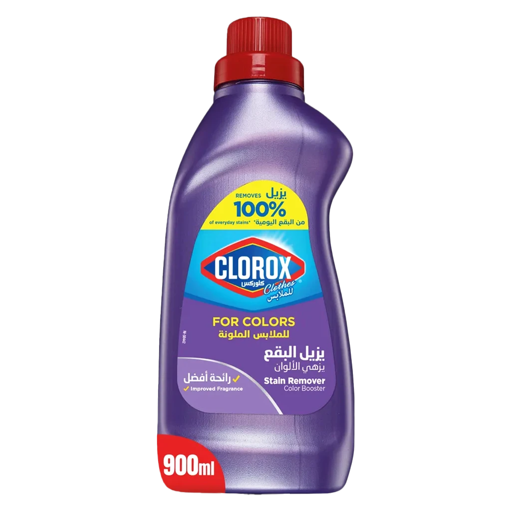 Clorox Clothes Liquid Stain Remover & Color Booster For Colored Clothes 900 ml