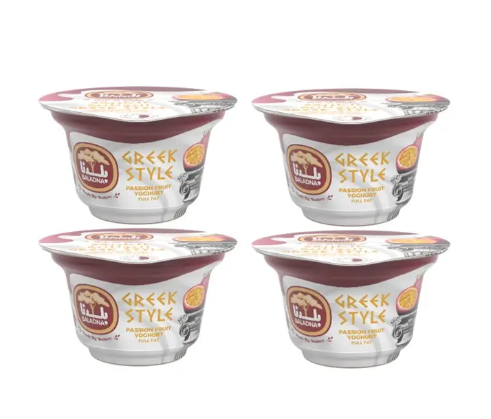 Baladna Passionfruit Greek Style Yoghurt 150g (3+1) - view 1