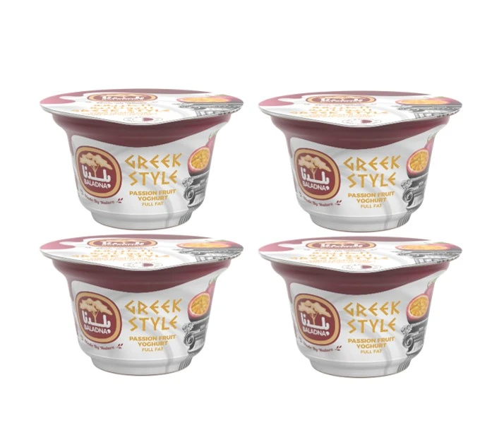 Baladna Passionfruit Greek Style Yoghurt 150g (3+1)
