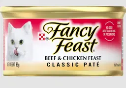 Buy Purina Fancy Feast Cat Food Classic Pate Beef Chicken 85 Gm Ninja Bahrain