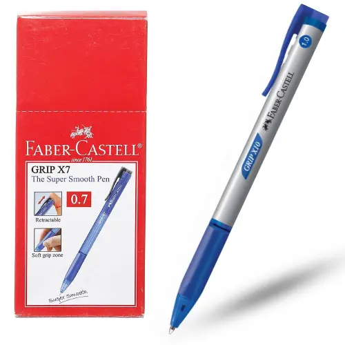 Faber Castell Ball Pen 1.0 mm  Blue set of 10 - view 4