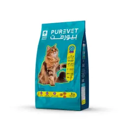Purevet Dry Cat Food Chicken and Potatoes Adult 3 kg