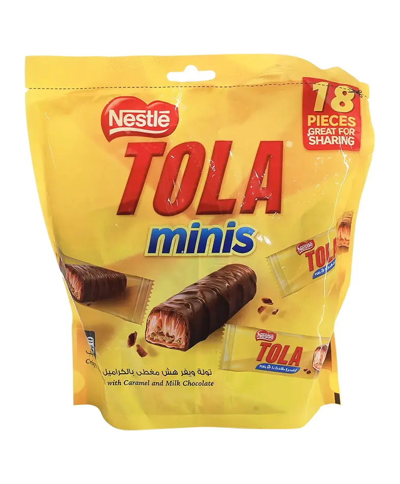 Nestle Tola Minis Crispy Wafer Covered with Caramel and Milk Chocolate 6 Pcs 15.5 gm - view 1