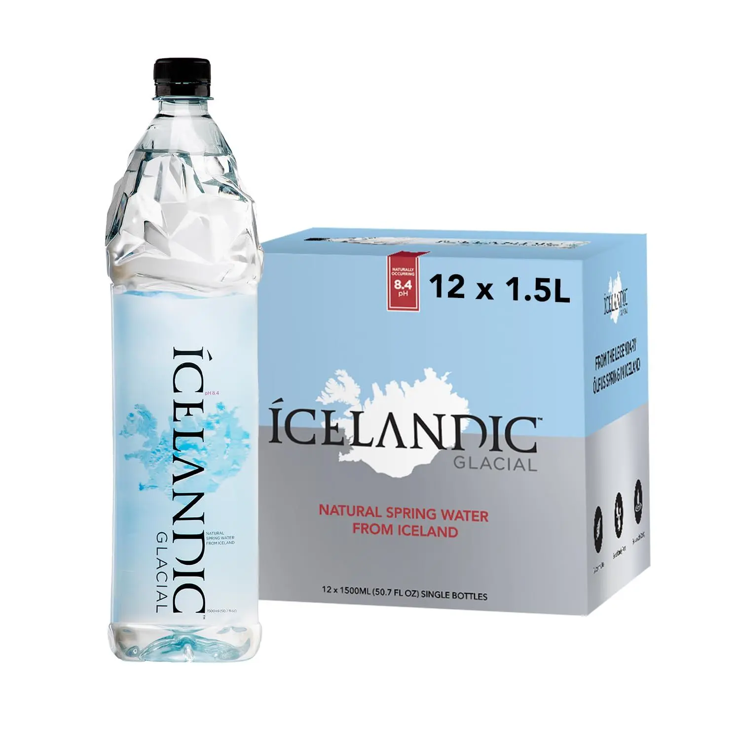 Icelandic Glacial Water 12 pcs 1.5 litre - view 1