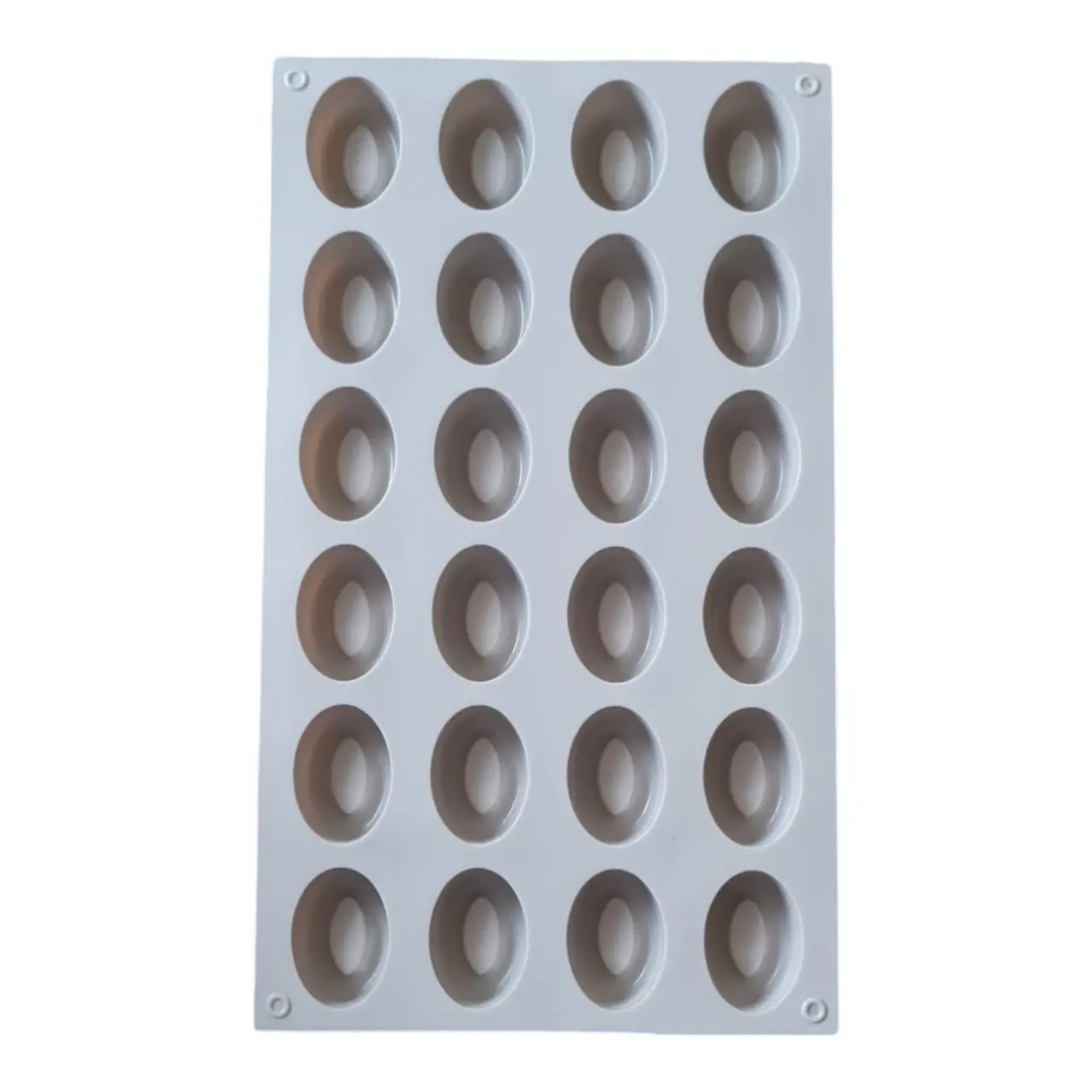 Chocolate Silicone Mold Oval Shaped Assorted Color - view 1