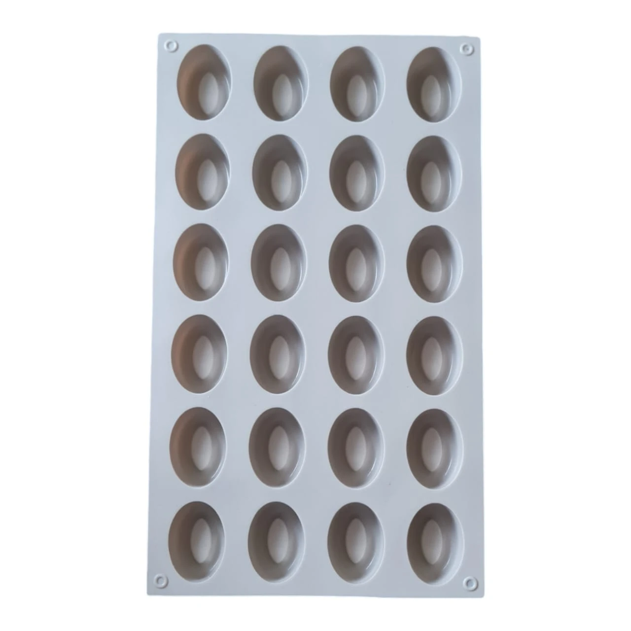 Chocolate Silicone Mold Oval Shaped Assorted Color