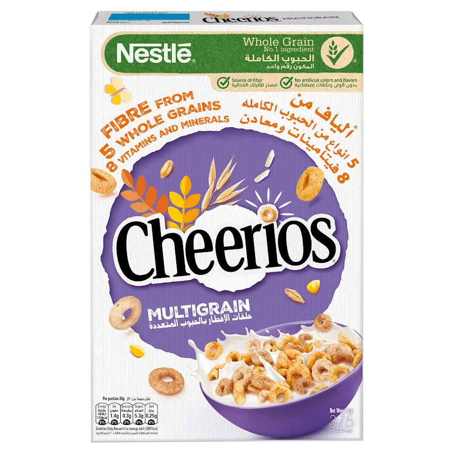 Cheerios Multi Wholegrains Breakfast Cereal 375 gm - view 2