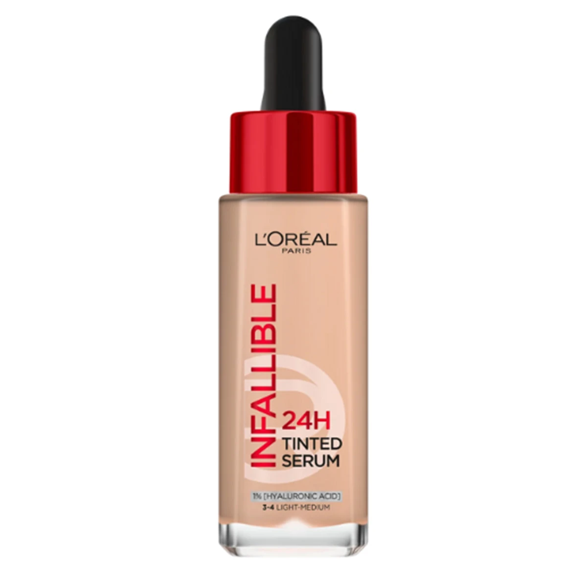 L'Oréal Paris 24H Infallible Tinted Serum Shade Light to Medium 3-4