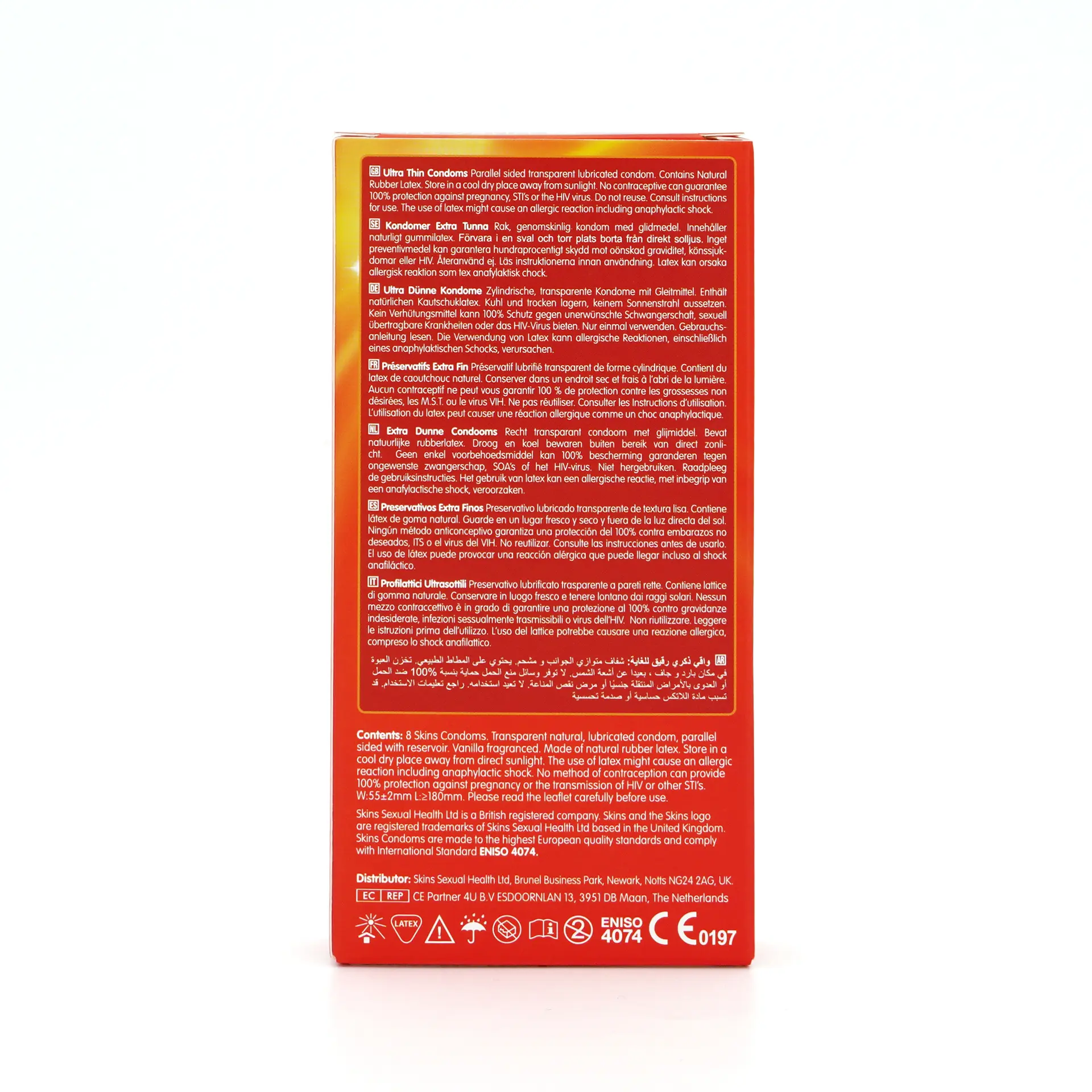 Skins Condom Ultra Thin 8 Pack - view 4