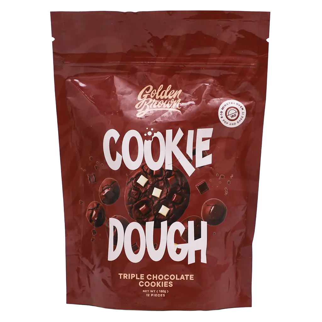 Golden Brown Cookies Dough Triple Chocolate 180 gm - view 2