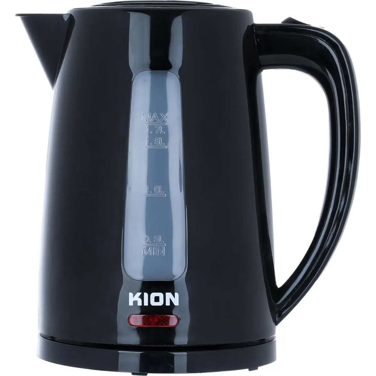 Kion Kettle 1.7L 2200W Plastic With Black Color With Windoow - view 5