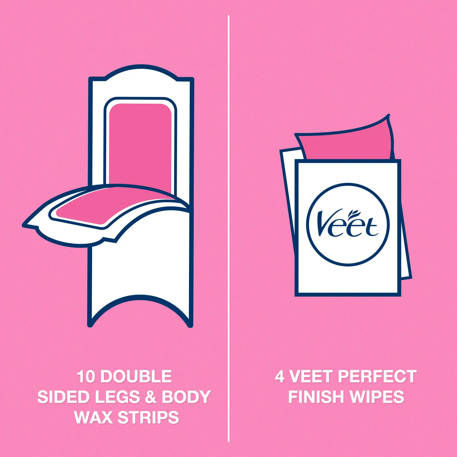Veet Hair Removal for Dry Skin 20 Strips - view 3