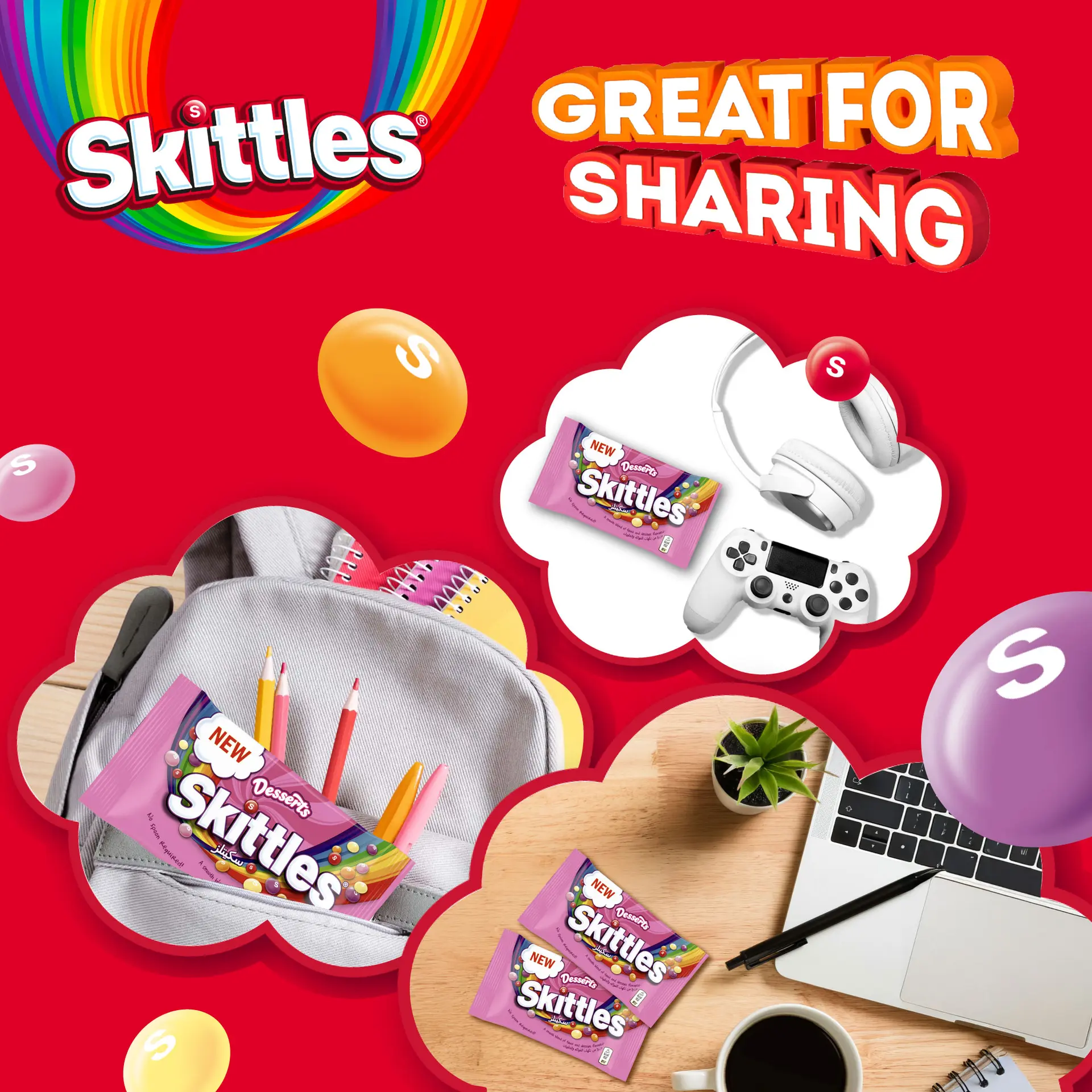 Skittles Desserts 38 gm - view 6