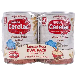 Cerelac Wheat and Dates with Milk Dual Pack 2 pcs 1 kg