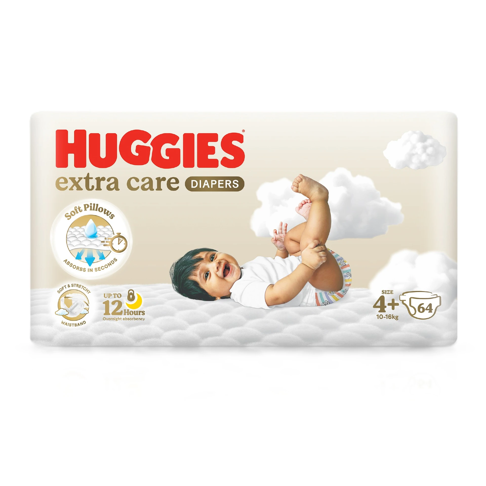 Huggies Diapers Ulta Comfort Jumbo Size 4 64S