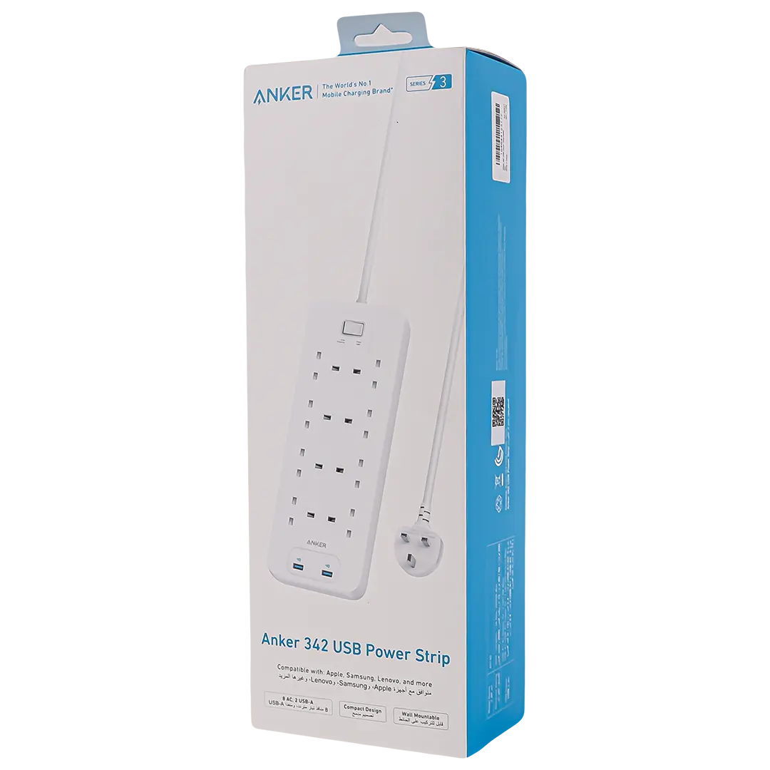 Anker 340 USB Power Strip Power Extension White Color - view 2