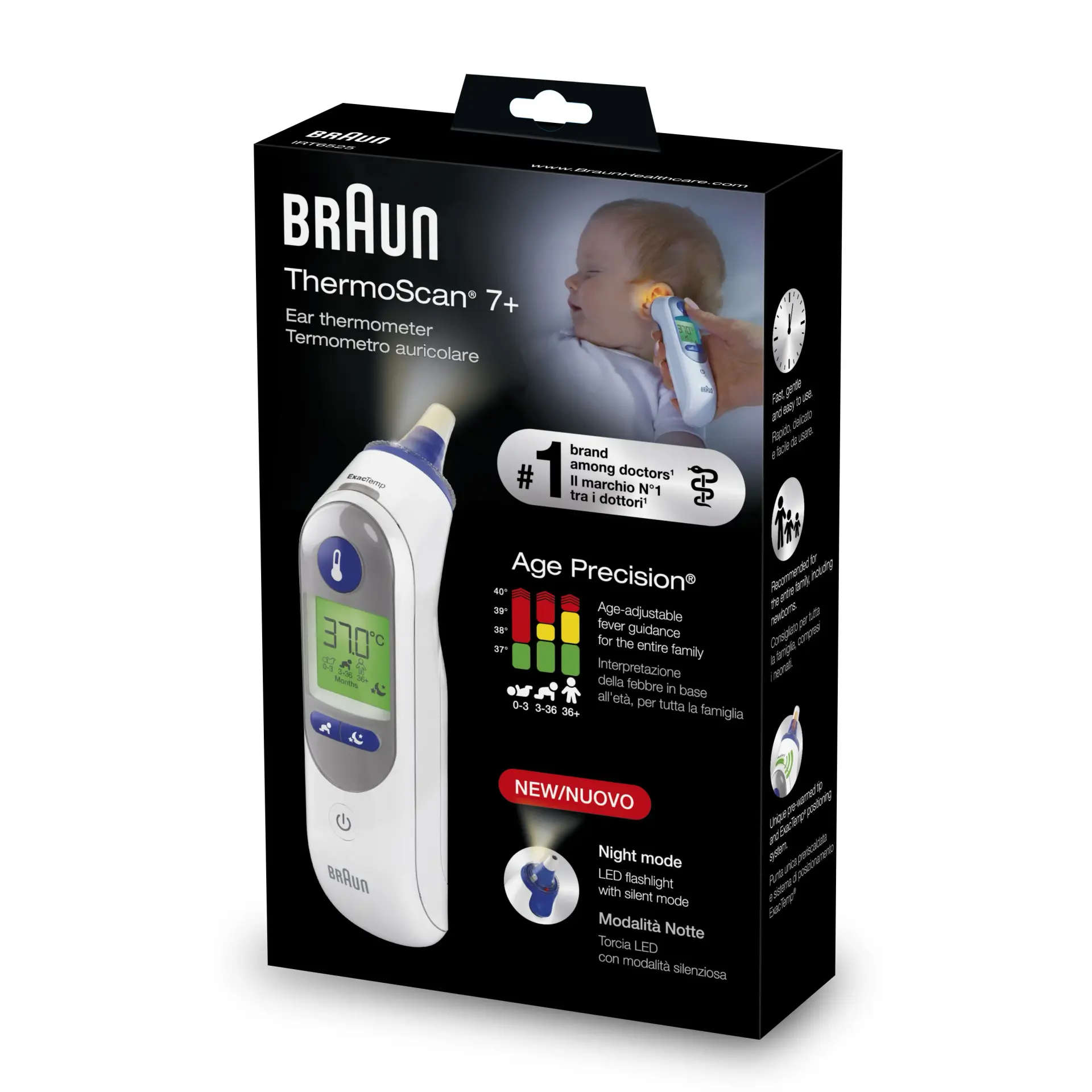 Braun 6525 Thermoscan  7+ Age  - view 1