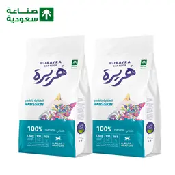 Horayra Dry  Food For Adults Cat  For  Hair & Skin 1.5 kg  With Free 1.5 kg