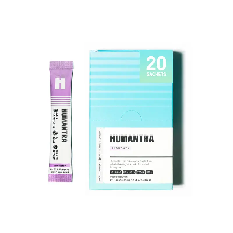 Humantra Electrolytes Elderberry 20*4.5 Gm - view 4